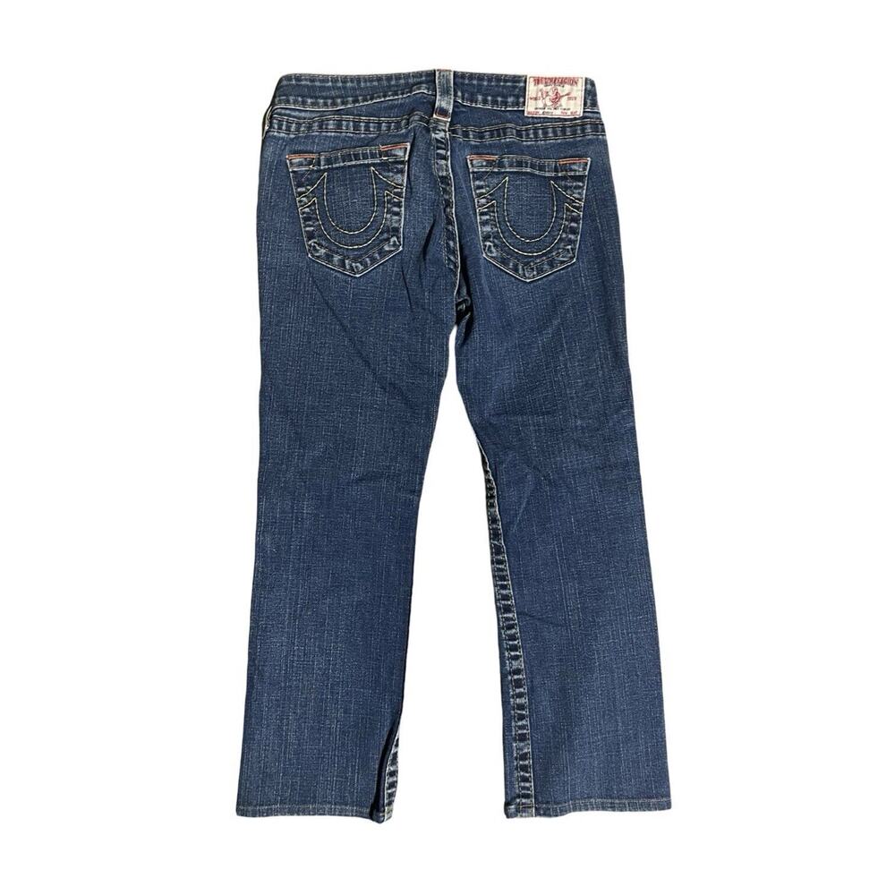 True Religion Bootcut Blue Denim Johnny Jeans Size 29‎ x 26 Blue Womens L… - Picture 2 of 11